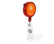 53569 PORTA CRACHA RETRATIL - COM PRESILHA - VERMELHO - 10g | 4X0 - 25 unidades | POR04P5