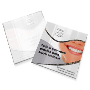 PVC TRANSLUCIDO TINTA BRANCA DIGITAL - 30g | 4X0 - 50 unidades | POS02550P