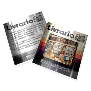 COUCHE LAMINACAO BRILHO FRENTE E VERSO - 250g | 4X1 - 50 unidades | POS02551C