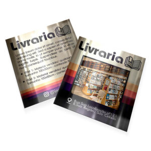 COUCHE LAMINACAO BRILHO FRENTE E VERSO - 250g | 4X4 - 50 unidades | POS02554C