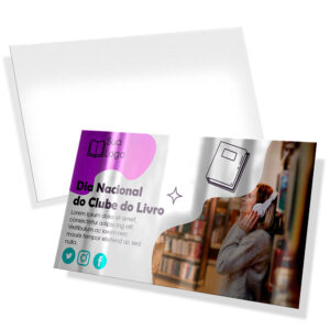 COUCHE LAMINACAO BRILHO FRENTE - 250g | 4X0 - 100 unidades | POS029C