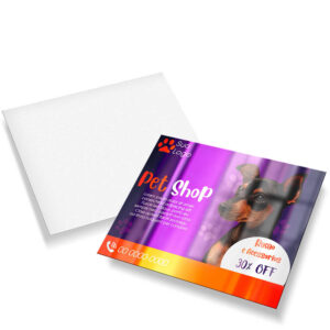 COUCHE LAMINACAO BRILHO FRENTE - 250g | 4X0 - 50 unidades | POS031AC