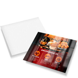 COUCHE BRILHO - DIGITAL - 300g | 4X0 - 250 unidades | POS0321C1