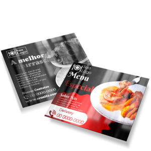 COUCHE LAMINACAO BRILHO FRENTE E VERSO - 250g | 4X1 - 50 unidades | POS032AC