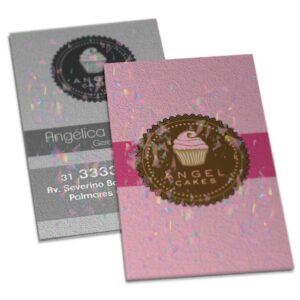 COUCHE LAMINACAO HOLOGRAFICA FRENTE E VERSO - 300g | 4X1 - 100 unidades | POS0351C4