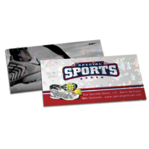 COUCHE LAMINACAO HOLOGRAFICA FRENTE - 300g | 4X1 - 100 unidades | POS037C6