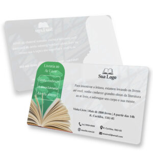 PVC TRANSLUCIDO TINTA BRANCA DIGITAL - 30g | 4X0 - 50 unidades | POS0500P