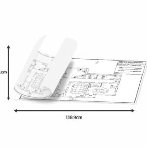 PROJETO ARQUITETONICO - APERGAMINHADO 1189X841 - 75g | 1X0 - 1 unidade | PRO01AP