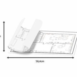 PROJETO ARQUITETONICO - APERGAMINHADO 594X420 - 75g | 1X0 - 1 unidade | PRO02AP
