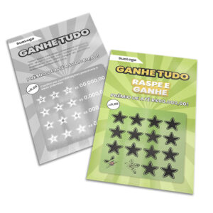 COUCHE BRILHO - RASPADINHA - 250g | 4X1 - 250 unidades | RASPB6