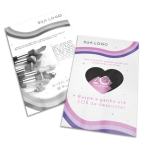 COUCHE BRILHO - RASPADINHA - 250g | 4X1 - 1000 unidades | RASPB8