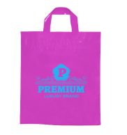 SACOLA PLÁSTICA ALÇA FITA - 0,15 MICRAS - POLIETILENO - 15g | 1X0 - 500 unidades | RBKSAC0219