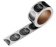 ADESIVO VINIL METALIZADO BOBINA - ROTULO - 120g | 4X0 - 250 unidades | RBM06CP