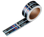 ADESIVO VINIL METALIZADO COM TINTA BRANCA BOBINA - ROTULO - 120g | 4X0 - 100 unidades | RBMB05CP