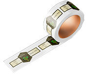 ADESIVO PAPEL BOBINA - ROTULO - 80g | 4X0 - 100 unidades | RBP01