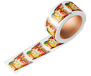 ADESIVO PAPEL BOBINA - ROTULO COLA BORACHA - 80g | 4X0 - 250 unidades | RBP02C1