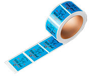 ADESIVO PAPEL BOBINA - ROTULO - 80g | 4X0 - 1000 unidades | RBP04