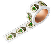 ADESIVO PAPEL BOBINA - ROTULO COLA BORACHA - 80g | 4X0 - 500 unidades | RBP11C1