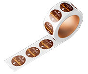 ADESIVO PAPEL BOBINA - ROTULO COLA BORACHA - 80g | 4X0 - 250 unidades | RBP15C1