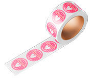 ADESIVO PAPEL BOBINA - ROTULO - 80g | 4X0 - 100 unidades | RBP16