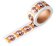 ADESIVO PAPEL BOBINA - ROTULO - 80g | 4X0 - 100 unidades | RBP16CPC