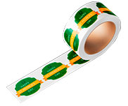 ADESIVO VINIL TRANSPARENTE BOBINA - ROTULO - 120g | 4X0 - 1000 unidades | RBT12