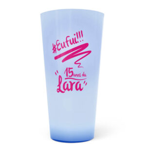 COPO ECOLÓGICO EM PP - 550ML - IMPRESSÃO SILK - TRANSLÚCIDO - 10g | 1X1 - 100 unidades | REIDAC0014