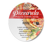 ADESIVO VINIL METALIZADO - ROTULO TINTA BRANCA - 120g | 4X0 - 250 unidades | RMB910250