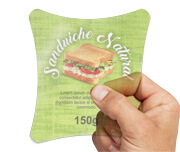 ADESIVO VINIL TRANSPARENTE TINTA BRANCA - 120g | 4X0 - 20 unidades | RTB91020