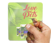 ADESIVO VINIL TRANSPARENTE TINTA BRANCA - 120g | 4X0 - 500 unidades | RTB910500