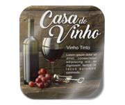 ADESIVO VINIL BRANCO - 120g | 4X0 - 500 unidades | RV910500C