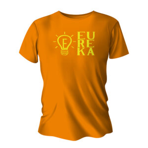 CAMISA DE ALGODÃO LARANJA - A4 IMPRESSÃO SILK - 10g | 1X0 - 100 unidades | SCAP034