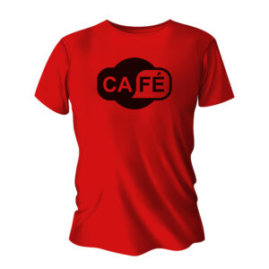 CAMISA DE ALGODÃO VERMELHA - A4 IMPRESSÃO SILK - 10g | 1X0 - 10 unidades | SCAP051