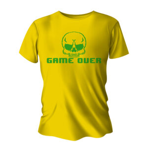 CAMISA DE ALGODÃO AMARELA - A3 IMPRESSÃO SILK - 10g | 1X0 - 25 unidades | SCAP056