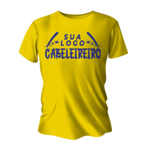 CAMISA DE ALGODÃO AMARELA - A3 IMPRESSÃO SILK - 10g | 1X0 - 100 unidades | SCAP058