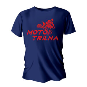 CAMISA DE ALGODÃO AZUL MARINHO - A3 IMPRESSÃO SILK - 10g | 1X0 - 25 unidades | SCAP060