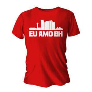 CAMISA DE ALGODÃO VERMELHA - A3 IMPRESSÃO SILK - 10g | 1X0 - 100 unidades | SCAP102