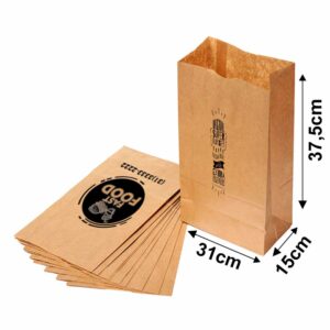 KRAFT PARA DELIVERY - 80g | 1X0 - 500 unidades | SCK01C500