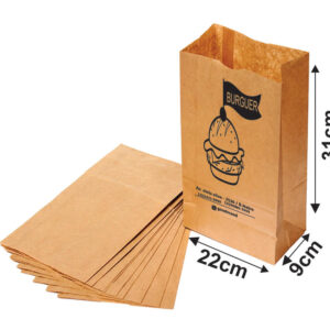 KRAFT PARA DELIVERY - 80g | 1X0 - 500 unidades | SCK0P500