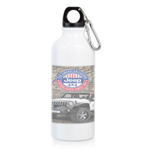 94623 SQUEEZE DE ALUMINIO COM MOSQUETAO - 500ML -BRANCO - 10g | 4X0 - 5 unidades | SQU03M5