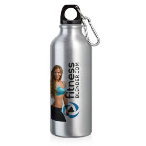 94623 SQUEEZE DE ALUMINIO COM MOSQUETAO -500ML - CROMADO - 10g | 4X0 - 10 unidades | SQU08M10
