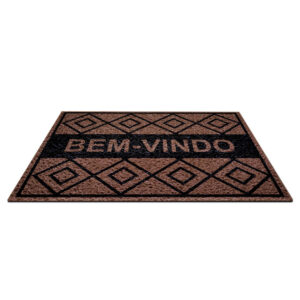 TAPETE CAPACHO - 100% PVC - MARROM - 12g | 4X0 - 1 unidade | TAPCC7