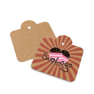 PAPEL KRAFT - TAG - 250g | 4X0 - 100 unidades | TDK0100C