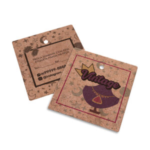 PAPEL KRAFT - TAG - 250g | 4X1 - 500 unidades | TDK1500C1