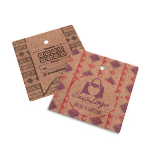 PAPEL KRAFT - TAG - 250g | 4X1 - 50 unidades | TDK150C