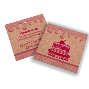 PAPEL KRAFT - TAG - 250g | 4X4 - 100 unidades | TDK24100