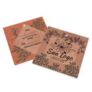 PAPEL KRAFT - TAG - 250g | 4X4 - 100 unidades | TDK24100CO