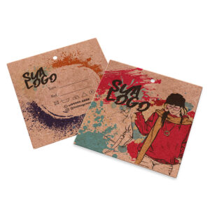 PAPEL KRAFT - TAG - 250g | 4X4 - 500 unidades | TDK24500CO