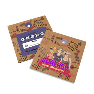 PAPEL KRAFT - TAG - 250g | 4X4 - 1000 unidades | TDK41000C4