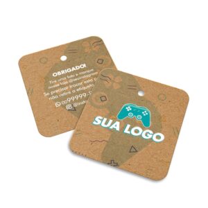 PAPEL KRAFT - TAG - 250g | 4X4 - 50 unidades | TDK450C